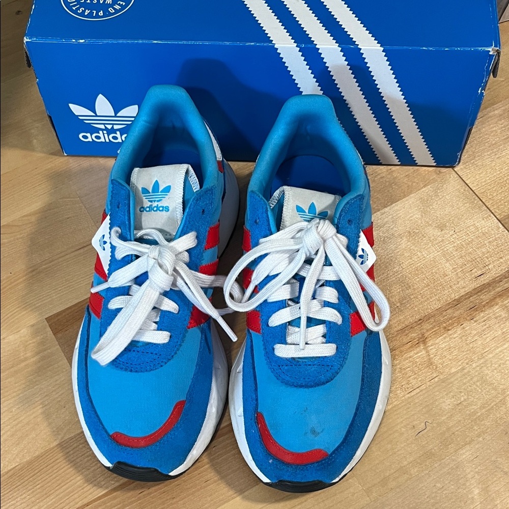 Adidas Kids Sneakers in Blue and Red